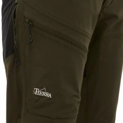 Rabatt 😀 Tierra LITE TRACK PANT M Männer - Trekkinghose Olive Night 🌟 -TierraOrtovox Verkaufsladen 302879001 d lite track pant tierra 1