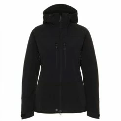 Besorgen 🔥 Tierra ACE HOOD JACKET W Frauen - Softshelljacke Black 😀