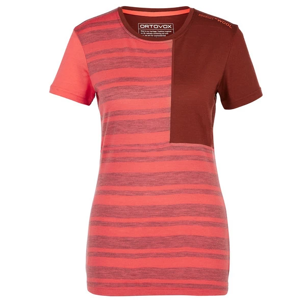 Bestes Angebot 😀 Ortovox 185 ROCK' N' WOOL SHORT SLEEVE Frauen - Funktionsshirt Coral ❤️