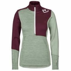 Beste Bewertungen von ✔️ Ortovox FLEECE LIGHT ZIP NECK W Frauen - Fleecepullover Green Forest Blend ⌛