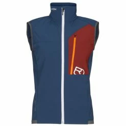 Brandneu 🌟 Ortovox BERRINO VEST M Männer - Softshellweste Blue Lake 👍