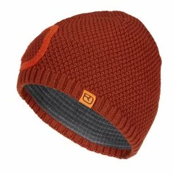 Bester Verkauf 🌟 Ortovox ROCK' N' WOOL BEANIE M Unisex - Wollmütze Clay Orange 👍