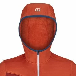 Billig 🛒 Ortovox FLEECE GRID HOODY M Männer - Fleecejacke Desert Orange ✔️ -TierraOrtovox Verkaufsladen 5637859416 f fleece grid hoody m ortovox 24